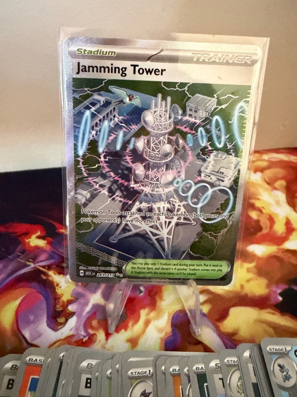 Jamming Tower Trainer Card Pokemon Ascended Heroes Plus Bulk